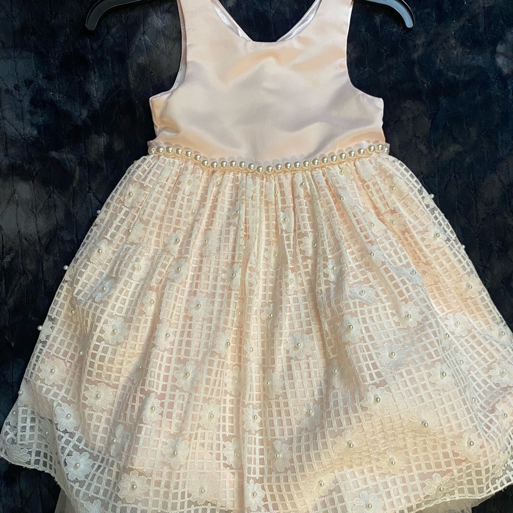American Princess Cream Halter Sundress for Weddings